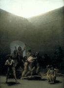 Francisco de Goya Courtyard with Lunatics or Yard with Madmen, by Francisco de Goya, oil